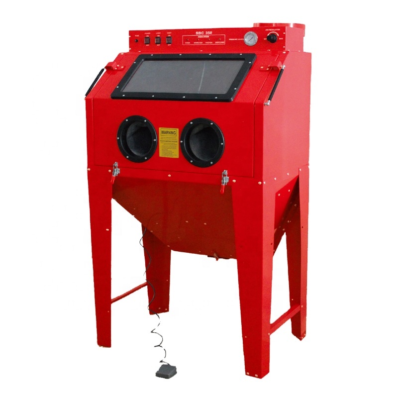 Sandblaster Cabinet - كابينة ساندبلاستنج 350 لتر مع جهاز
