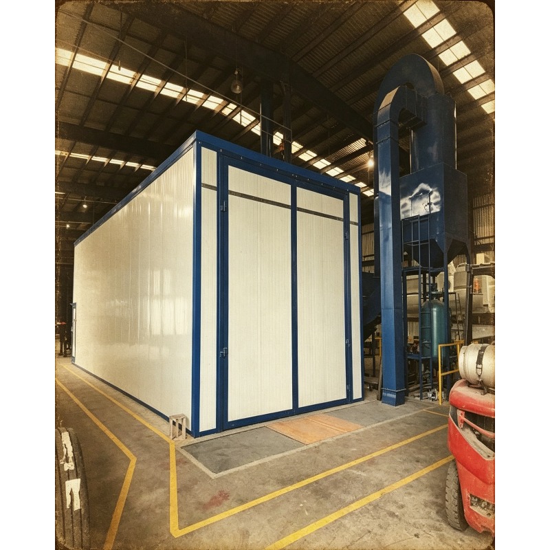 Sandblaster Cabinet - غرفة/كابينة/غرفة تفجير صناعية للرش بالرمل والطلاء