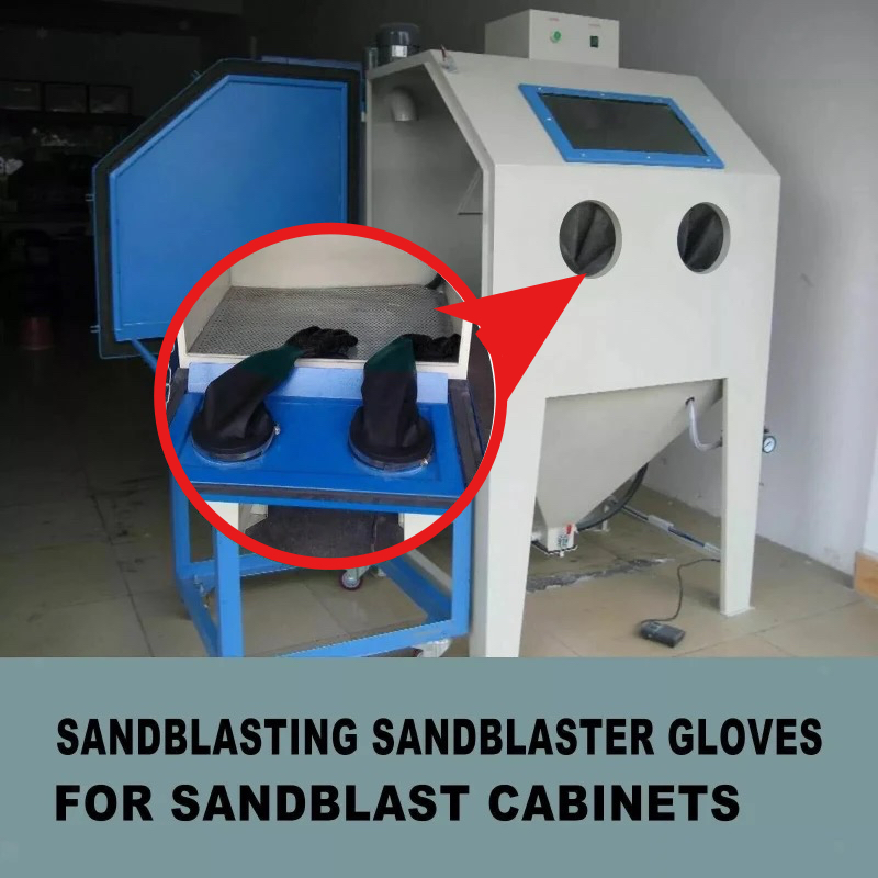 Sandblaster Cabinet - زوج واحد من مشابك حامل قفازات