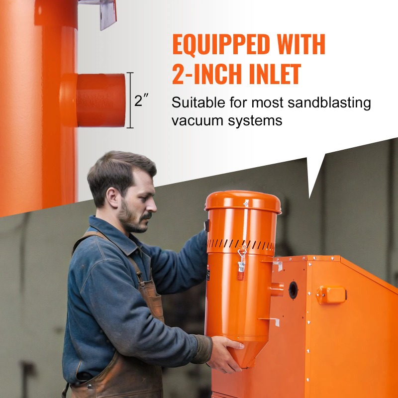 نظام تجميع الغبار ومسترداد الو - مراجعة Sandblaster Cabinet وسعره