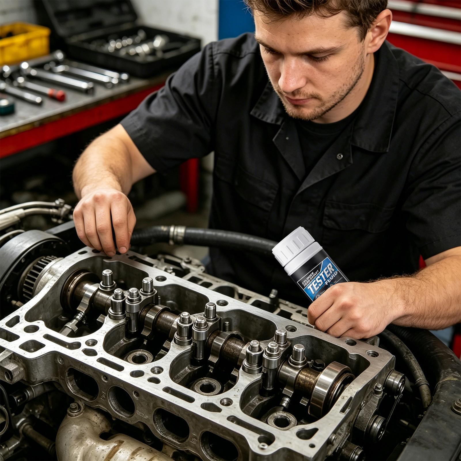 سائل اختبار تسرب الاحتراق 100  - مراجعة Auto Repair Shop In وسعره
