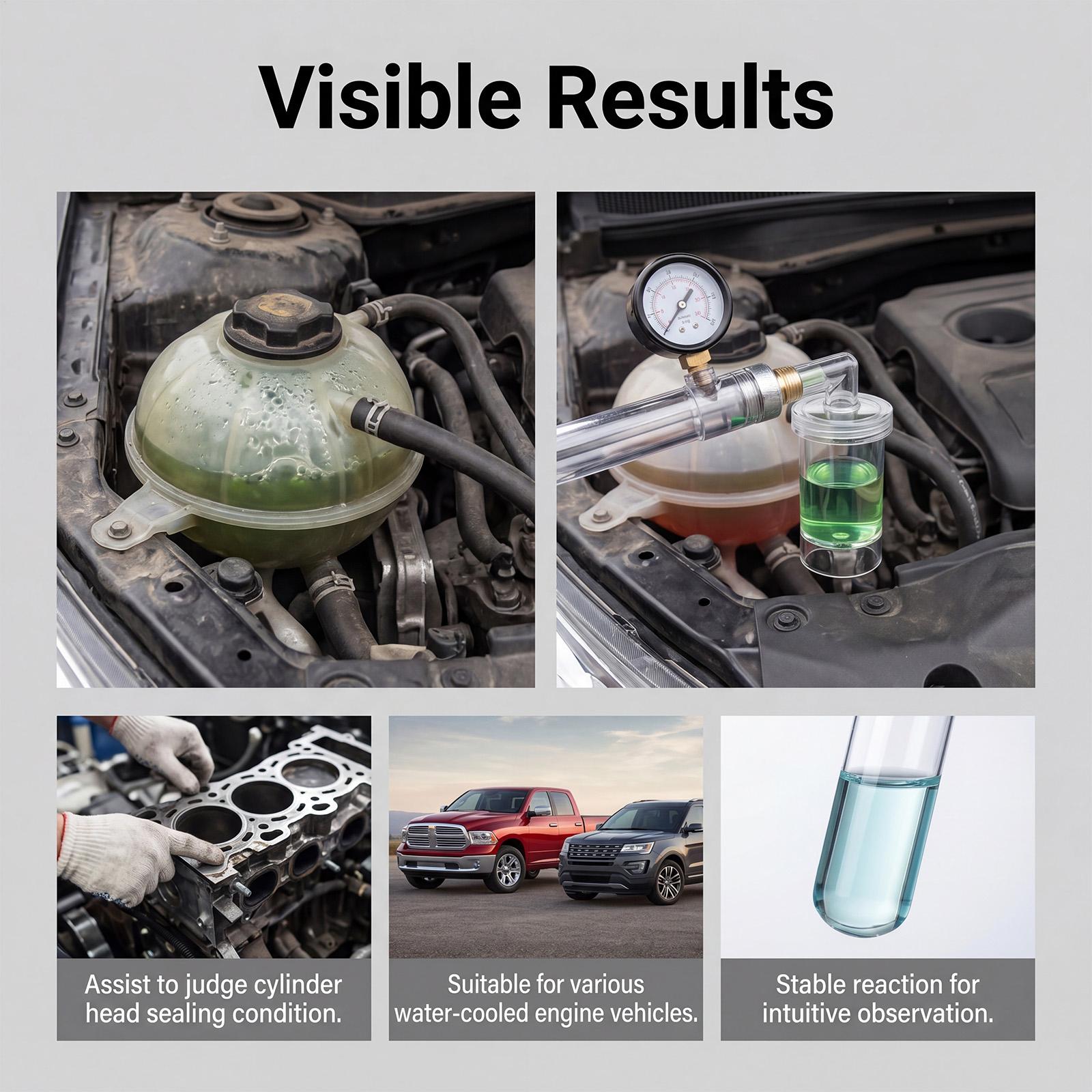سائل اختبار تسرب الاحتراق 100  - مراجعة Auto Repair Shop In وسعره