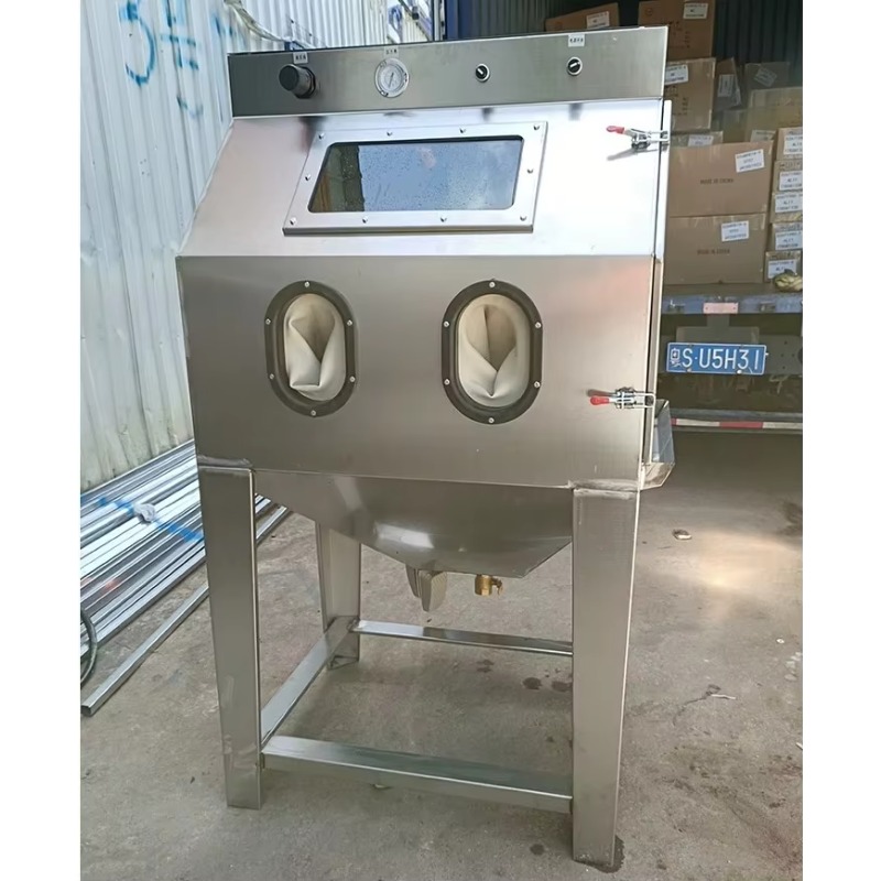 كابينة السفع الرملي الرطب اليد - مراجعة Sandblaster Cabinet وسعره