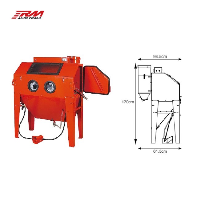 آلة تنظيف سطح السيارات الكهربا - مراجعة Sandblaster Cabinet وسعره