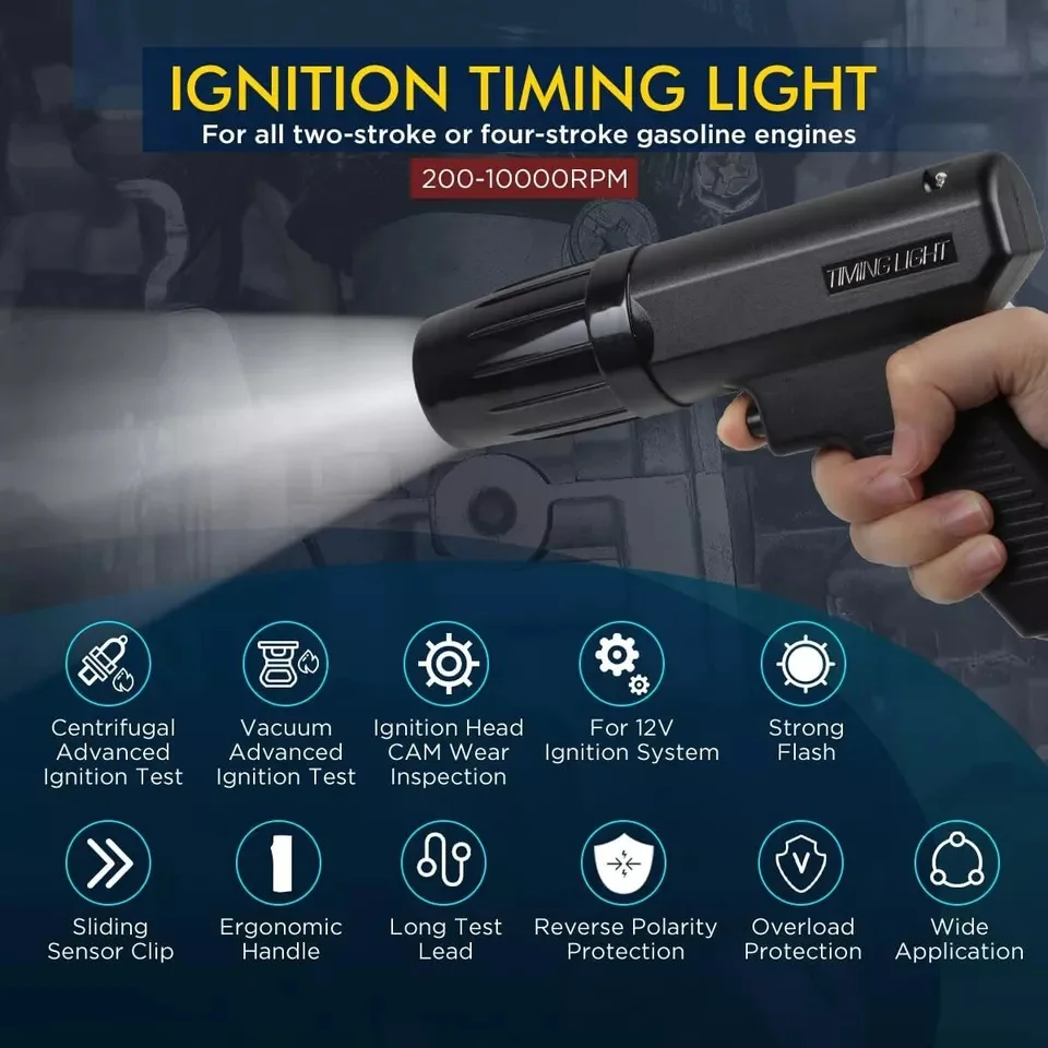 12 فولت سيارة الإشعال توقيت بن - مراجعة Timing Light Gun وسعره